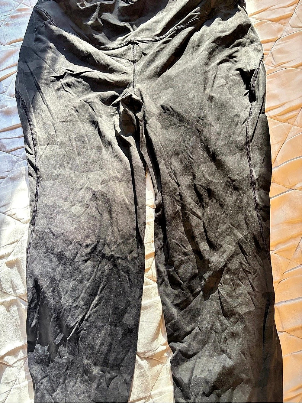 lululemon Design Your Own Pant Camo Leggings Waist 12